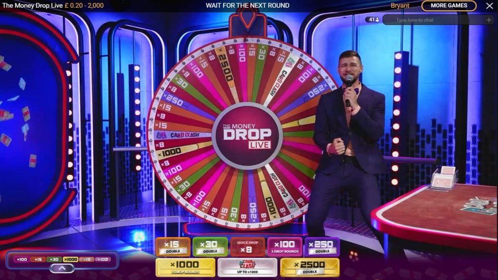 Money Drop Live gameplay